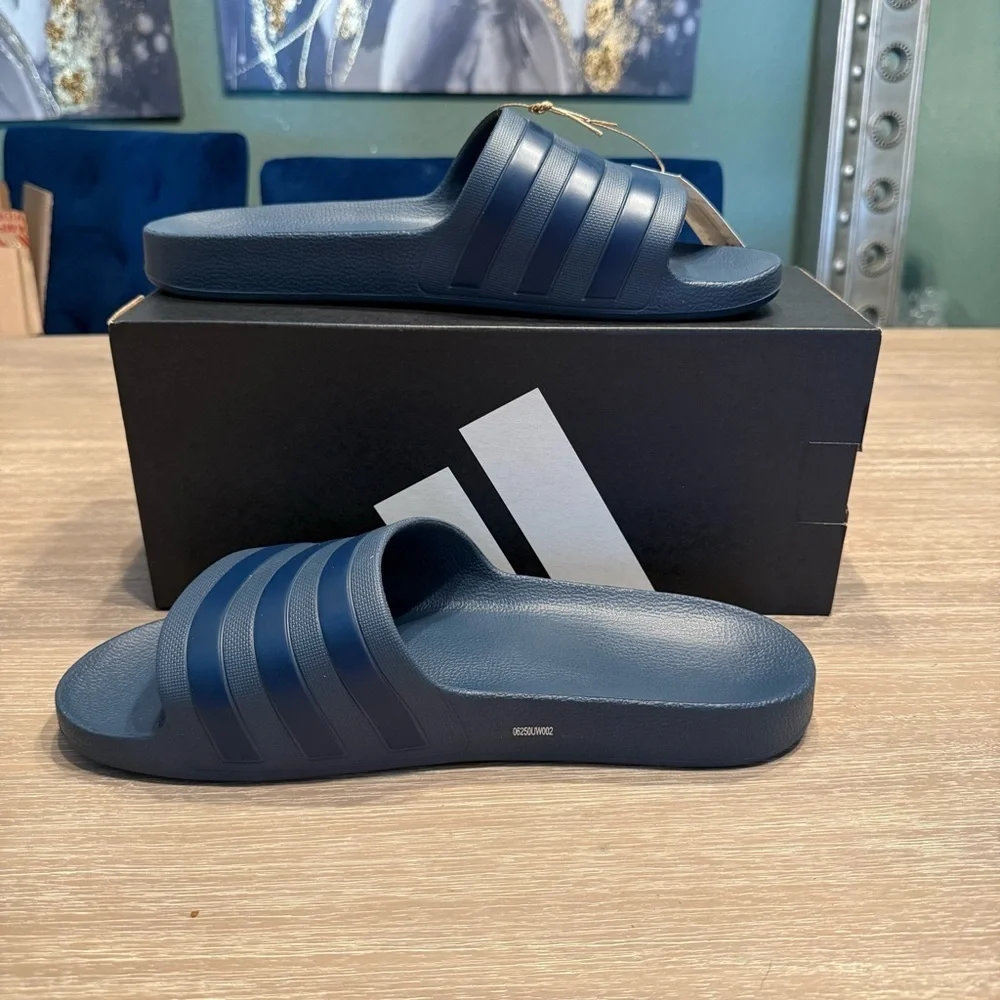 NEW! Adidas Men's Slides “Adilette Aqua” Sandals Multiple Sizes